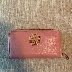 Light Pink Tory Burch Wallet